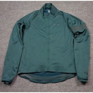 Rapha Core Winter Jacket Mens M Green Cycling Full Zip Long Sleeve Road